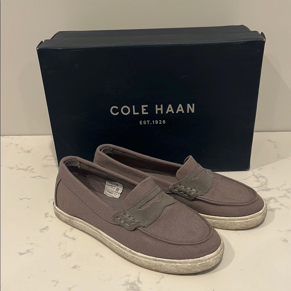 Cole Haan Greay Canvas Loafers